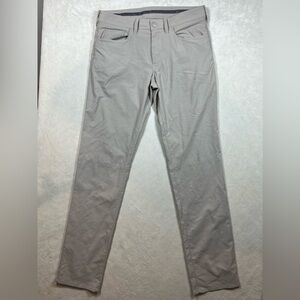 Bonobos Golf 32W 34L Slim Fit Stretch Band Sand Color Khaki Performance Pants